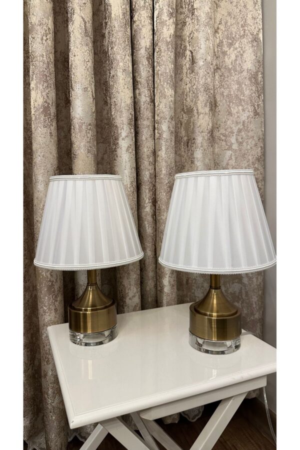 Parma Bronz Çift Abajur