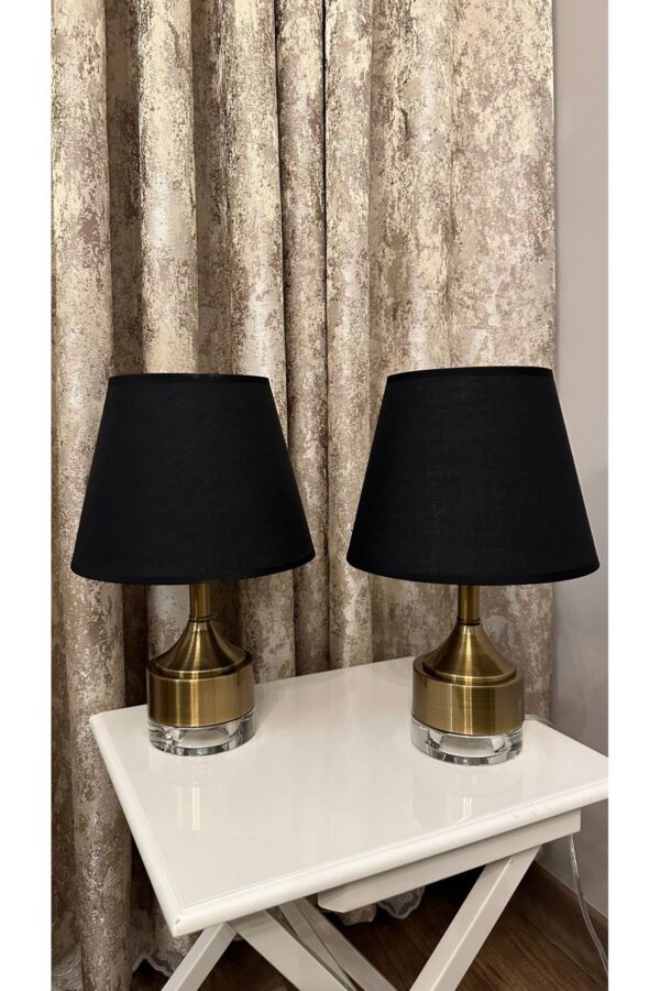 Parma Bronz Çift Abajur