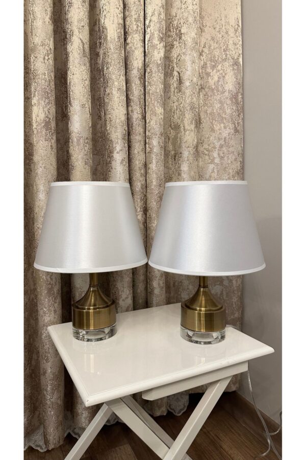 Parma Bronz Çift Abajur