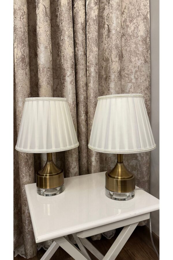 Parma Bronz Çift Abajur